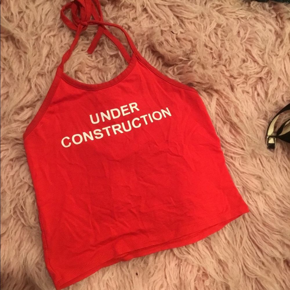 O mighty under construction halter tank